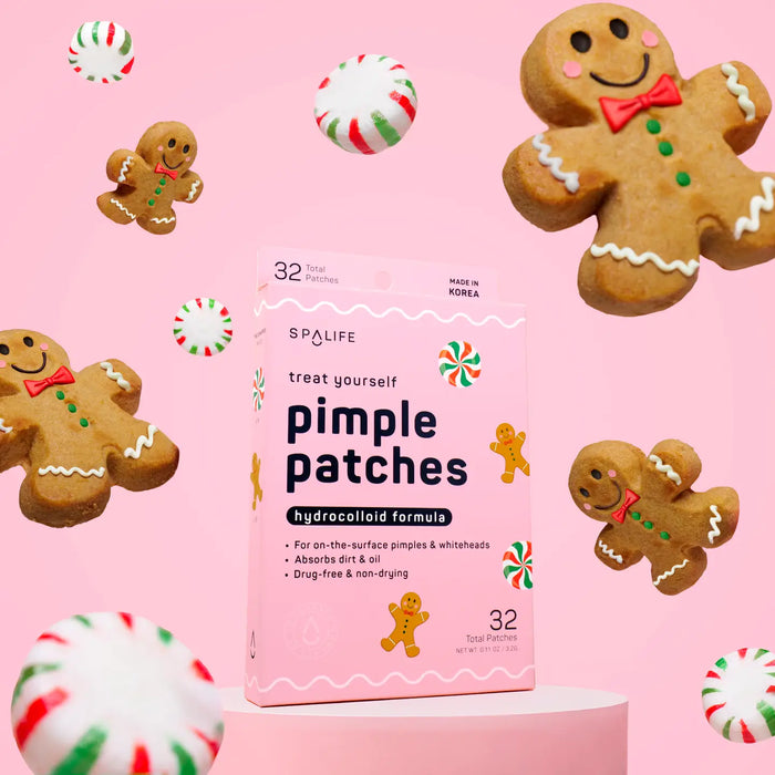Christmas Holiday Gingerbread & Candies Pimple Patches 72 Ct
