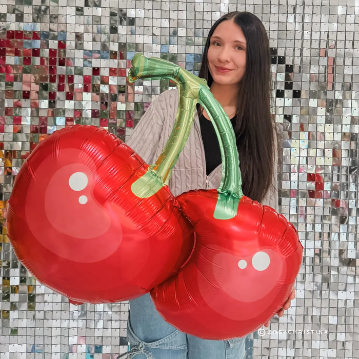 Cherry Foil Balloon 30"