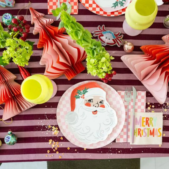 That's the Spirit St. Nick Small Plate, White & Red