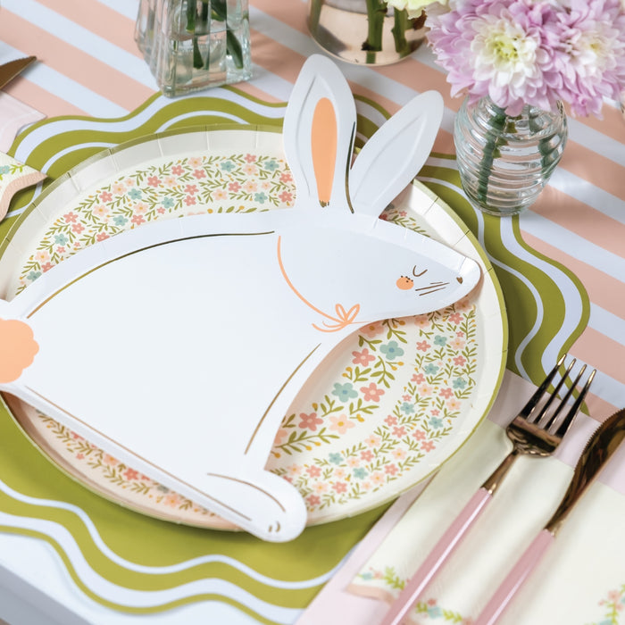 Dusty Rose & Gold Assorted Plastic Cutlery Set