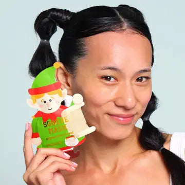 Christmas Holiday Santa's Workshop Facial Mask Gift Set