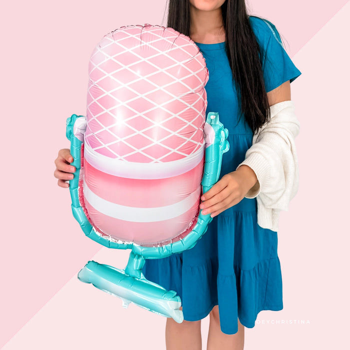 Microphone Foil Balloon – 23" X 35"