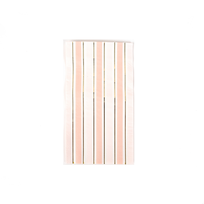 Pink Striped Guest Towels