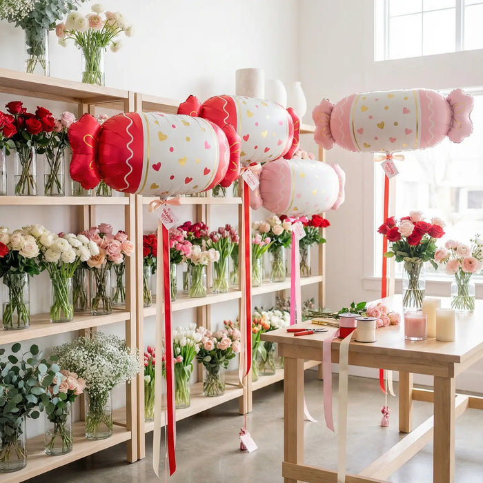 Candy-Shaped Valentine Foil Balloon