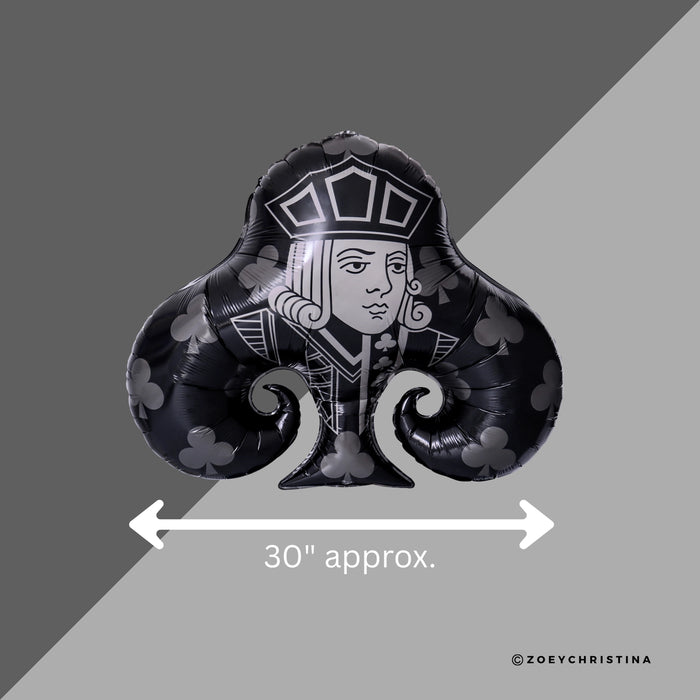 Playing Card Foil Balloon Set