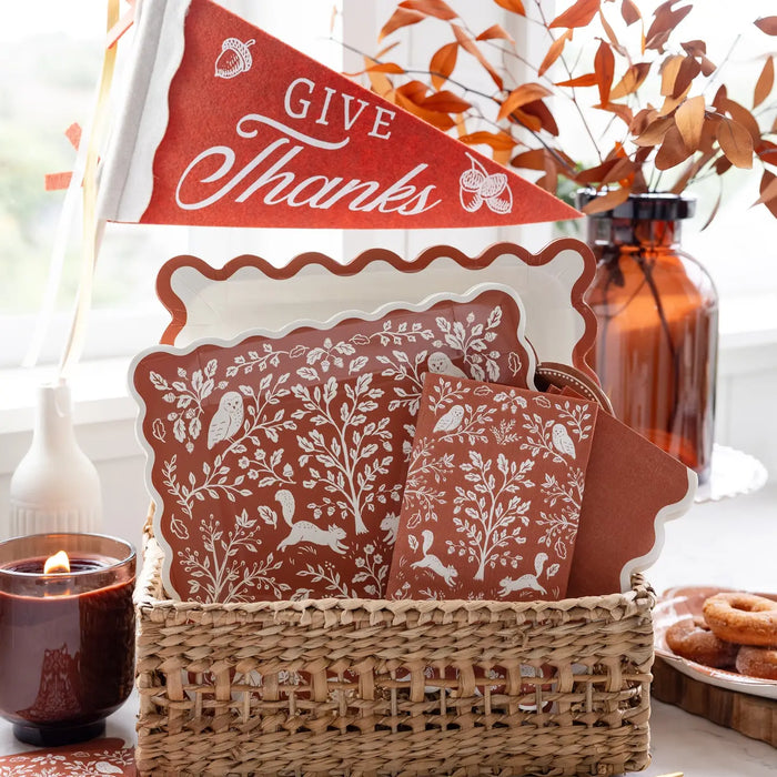 Give Thanks Felt Pennant