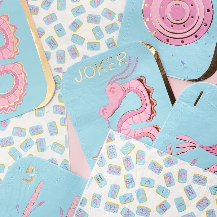 Game Night Mahjong Tile Guest Napkins