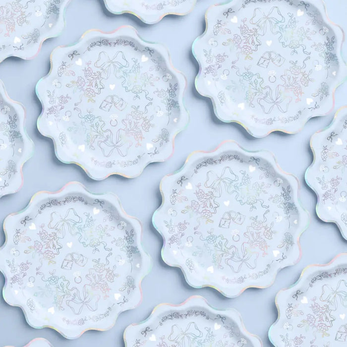 Wedding Blue Plates