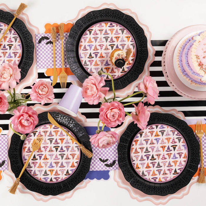 Bewitching Hats Halloween Dessert Plates