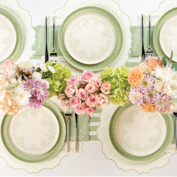 Sage Floral Elegance Party Kit