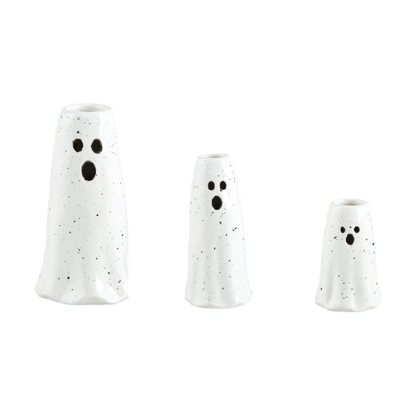 Ghost Candle Holders Vases