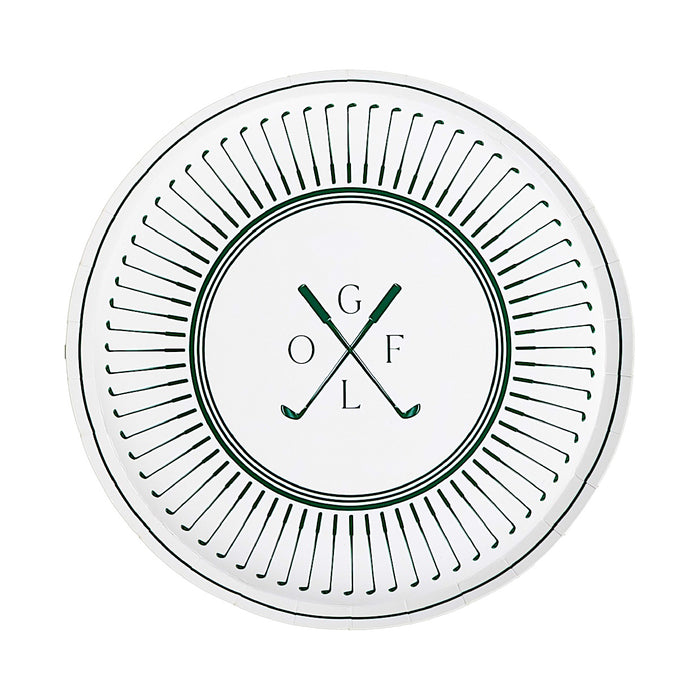 Golf Dessert Plates