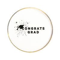 Congrats Grad Graduation Dessert Plates