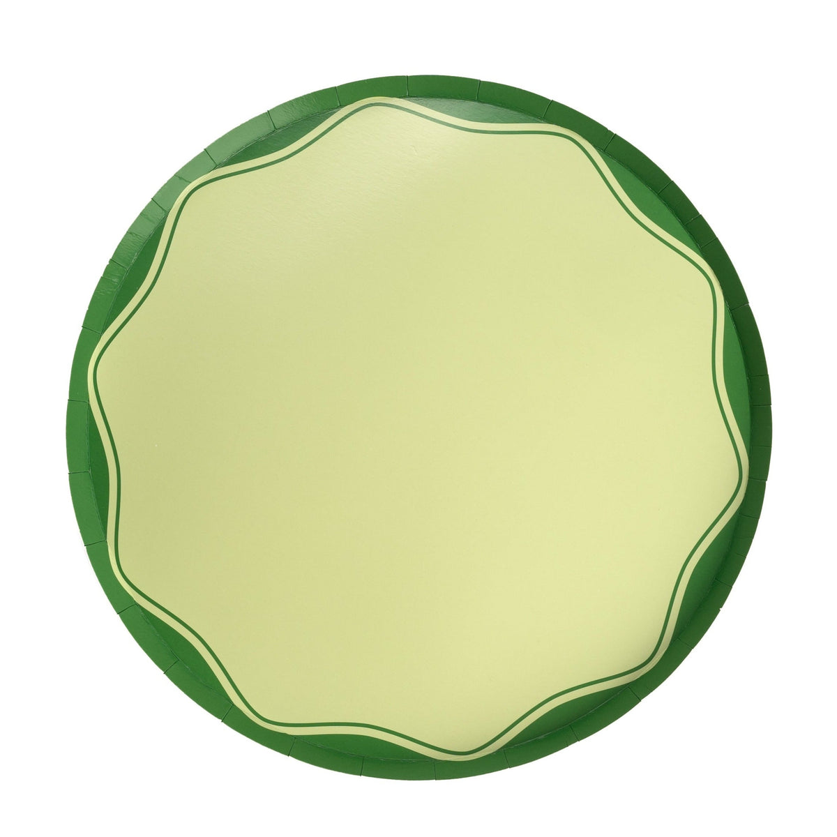 Green Color Block Dinner Paper Plates– Gatherings by CP