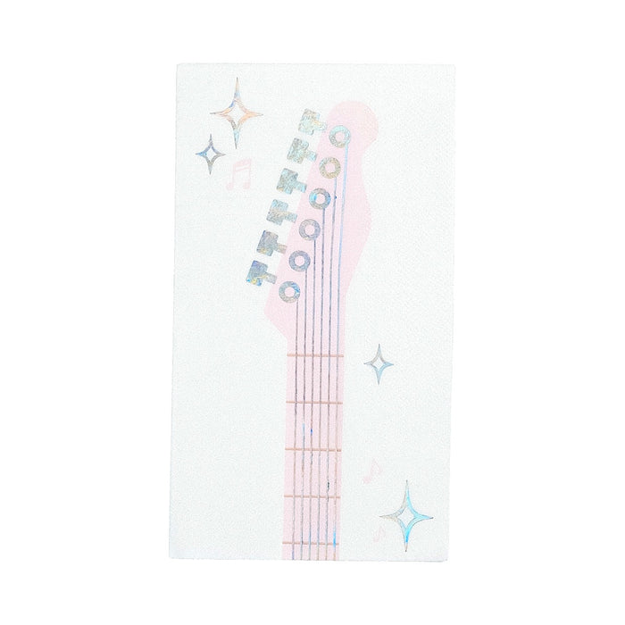Pop Star Dance Party Guitar Guest Towel