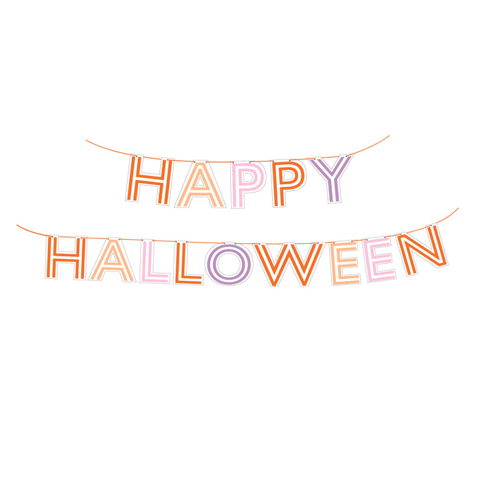 Happy Halloweeen Paper Garland