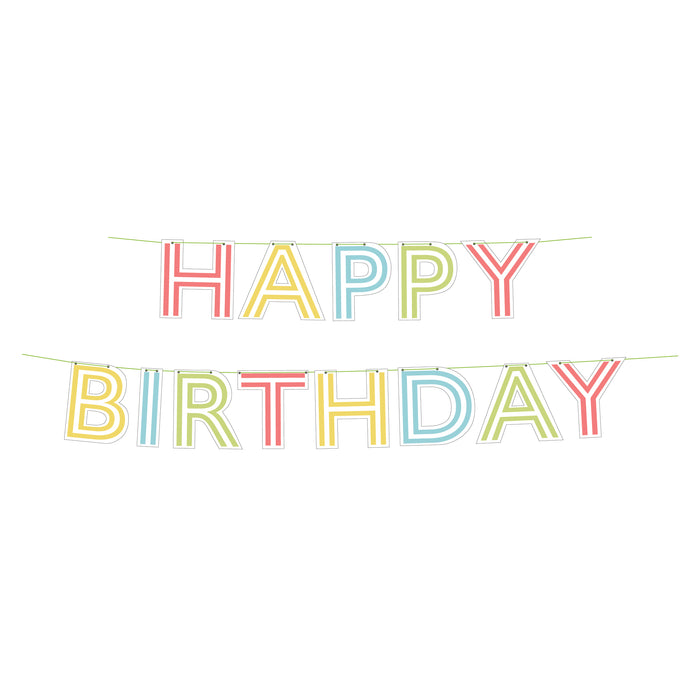 Happy Birthday Paper Garland