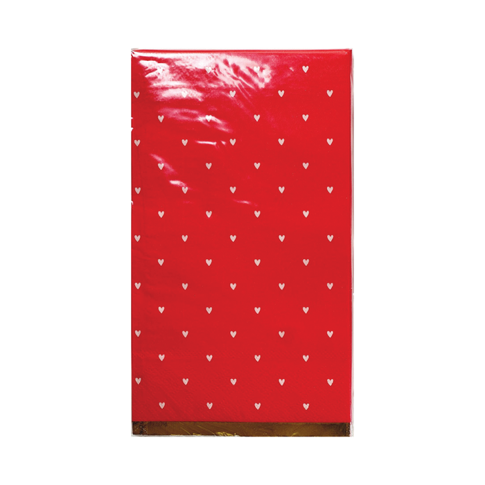 Red & Pink Valentines Guest Napkins