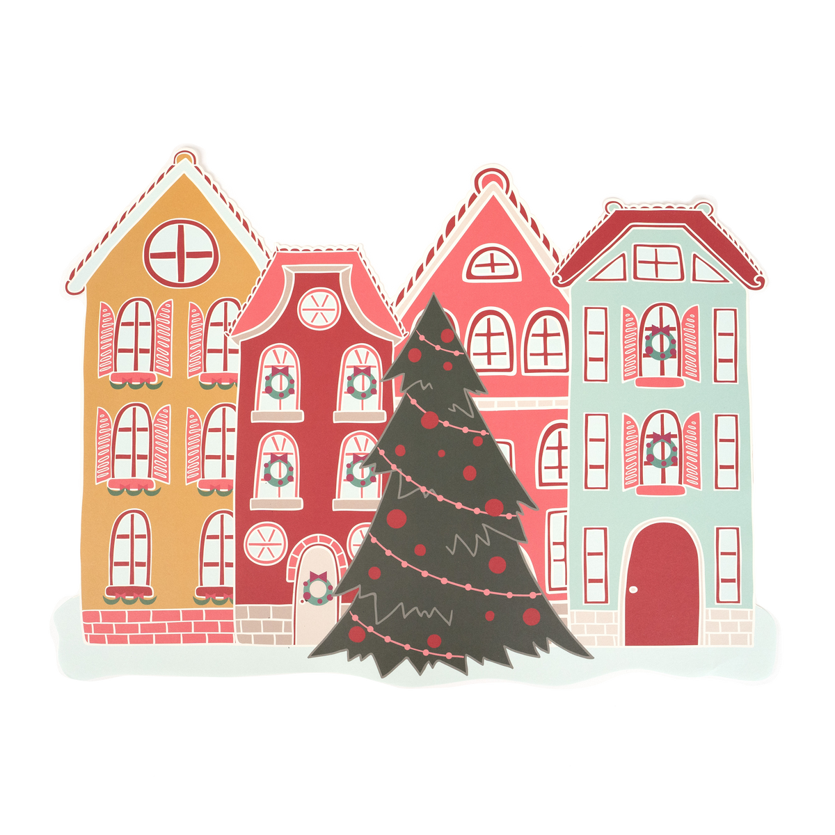 Holiday Village Paper Placemats Gatherings by CP