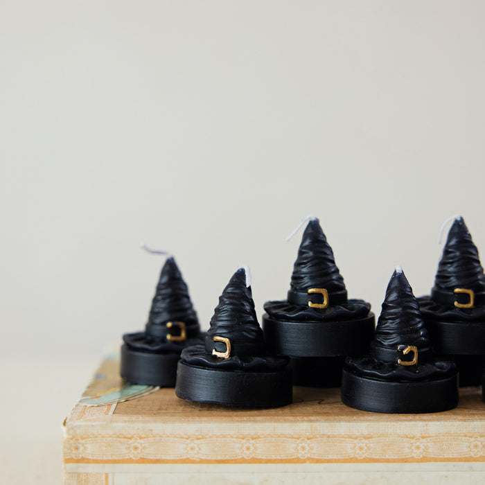 Unscented Witch's Hat Shaped Tealights