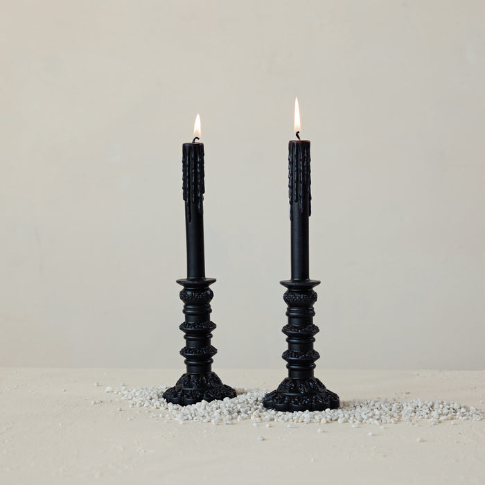Unscented Taper in Taper Holder Shaped Candle