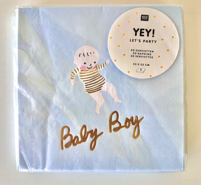 Baby Boy Napkins