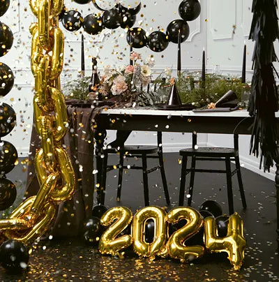 Black Fringe Garland