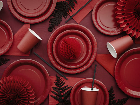 Dark Red Tablecloth