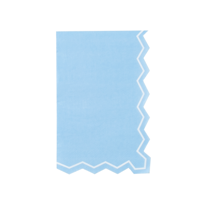 Light Blue Celebration Chic Guest Towels
