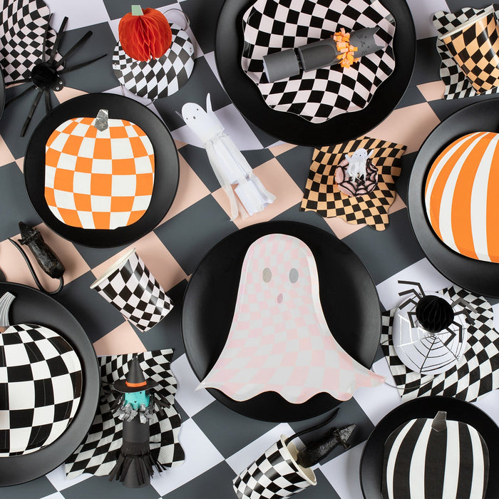 Mod Pattern Pumpkin Plates