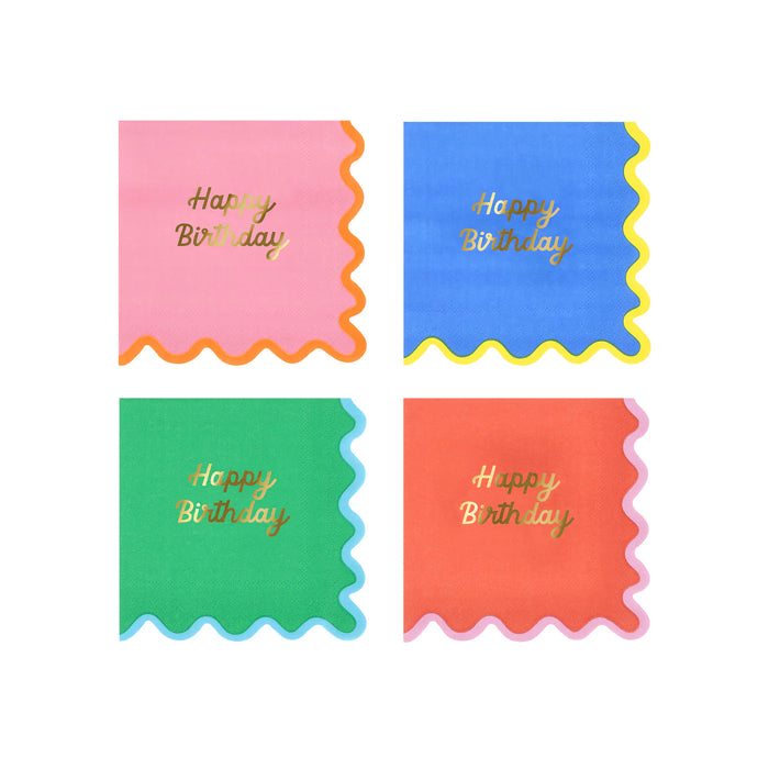 Wiggle Edge Small Napkins