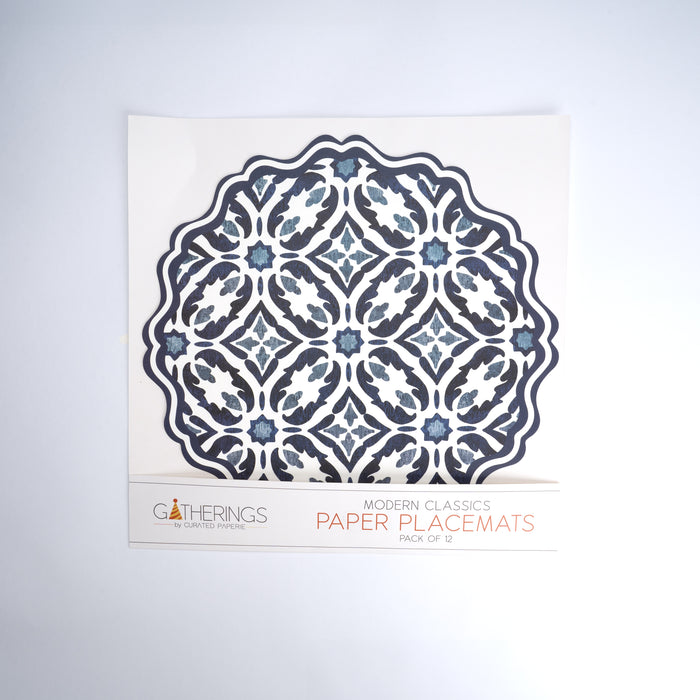 Mediterranean Tile Design Paper Placemats