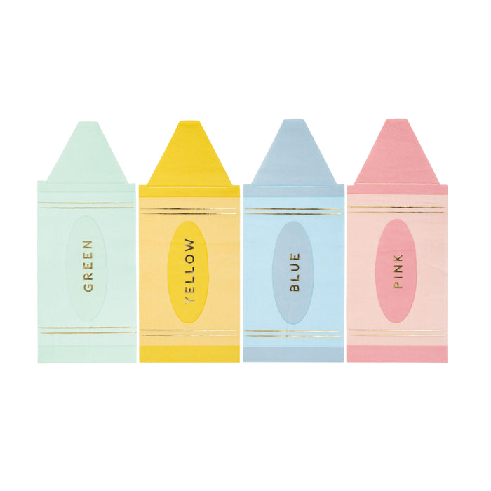 Crayons Napkin Set