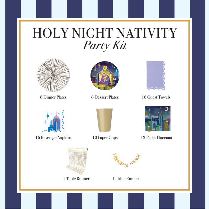 Holy Night Nativity Party Kit