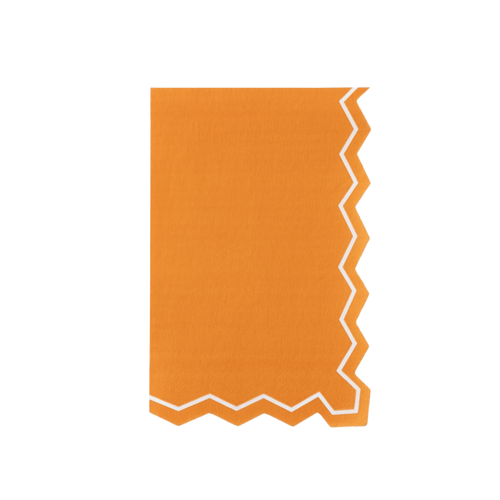 Orange Celebration Chic Guest Towels