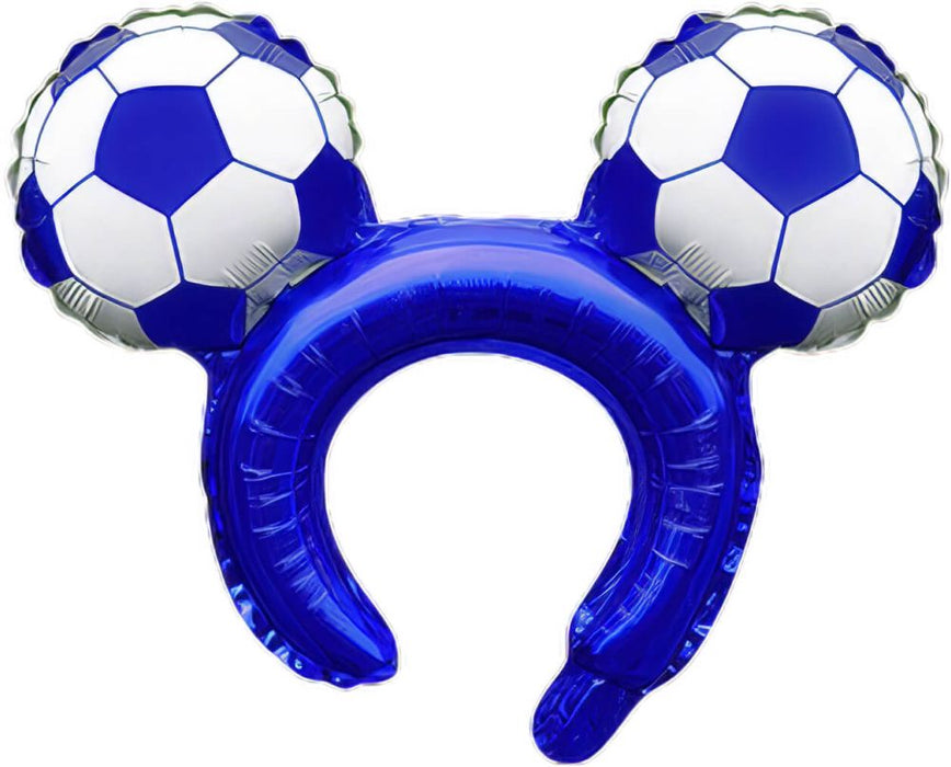 16" Soccer Ball Mouse Ears Balloon
