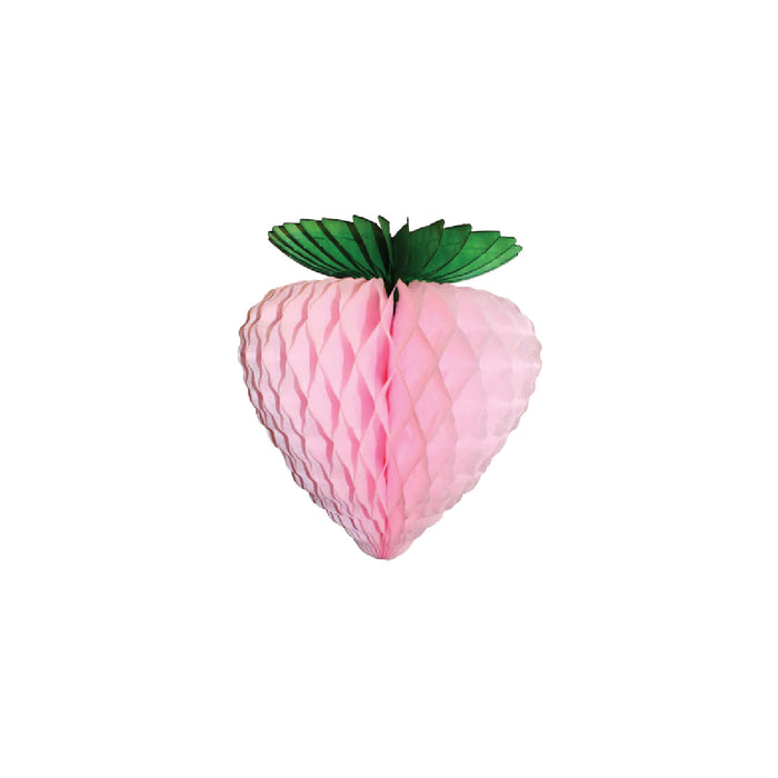 Light Pink Strawberry Honeycomb Tissue