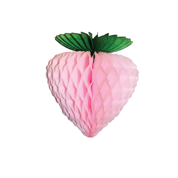 Light Pink Strawberry Honeycomb Tissue