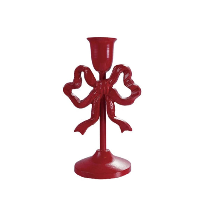 8" Cast Iron Bow Taper Holder