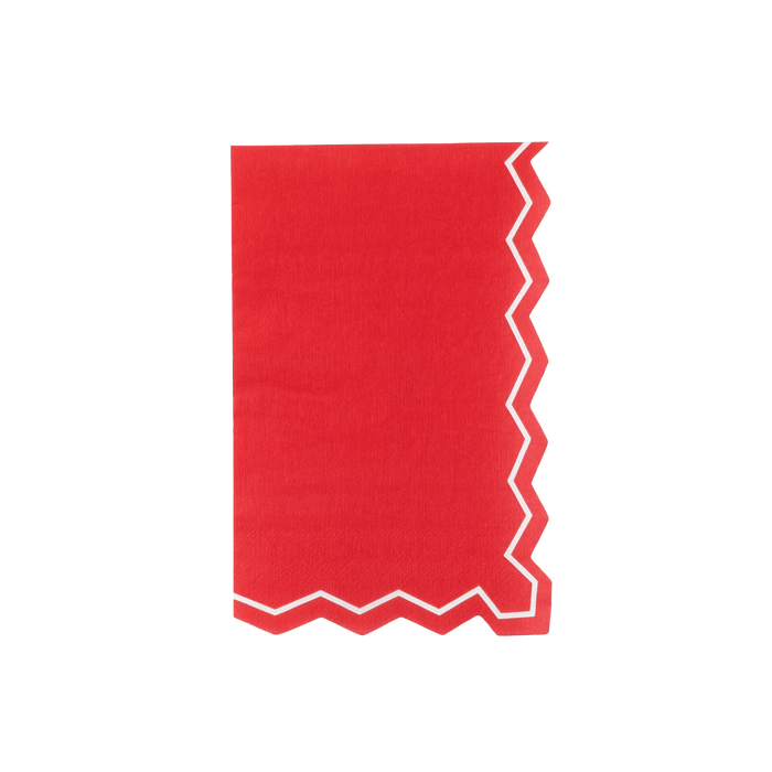 Red Celebration Chic Guest Towels