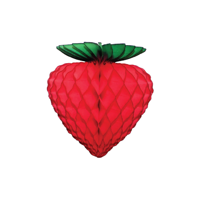 Red Strawberry Honeycomb Tissue Paper