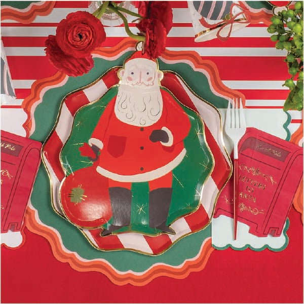 Santa's Cheer Dessert Plates