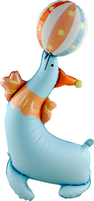 42" Standing Matte Circus Seal Balloon