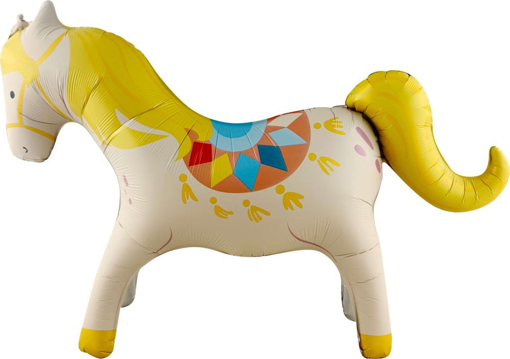 46" Standing Matte Circus Horse Balloon
