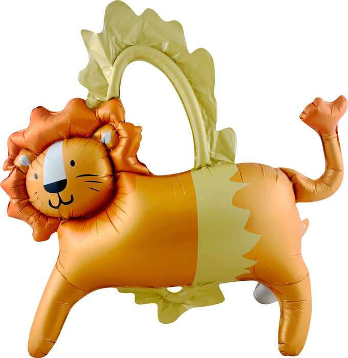 40" Standing Matte Circus Lion Balloon