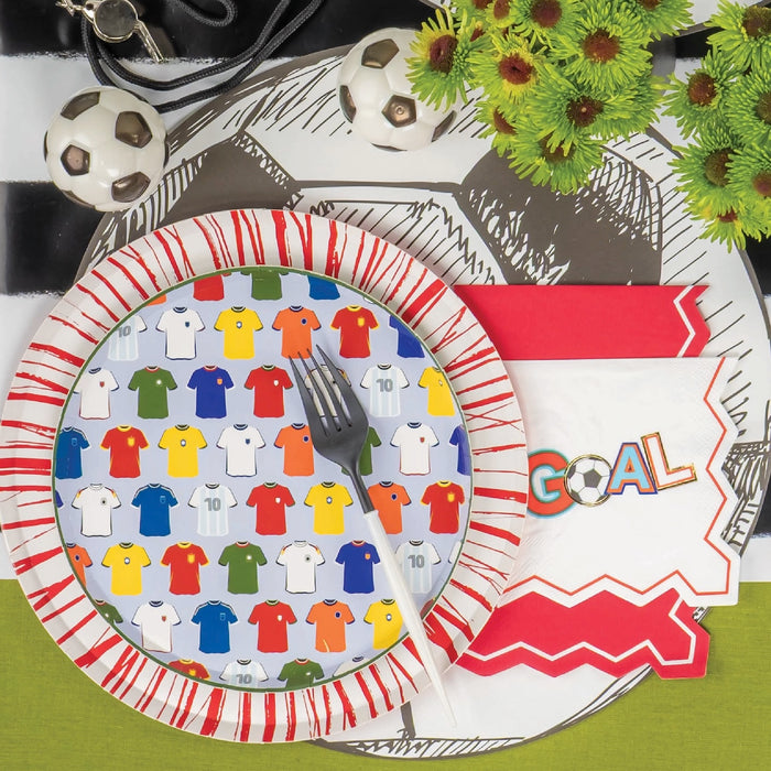 Soccer GOAL Beverage Napkins