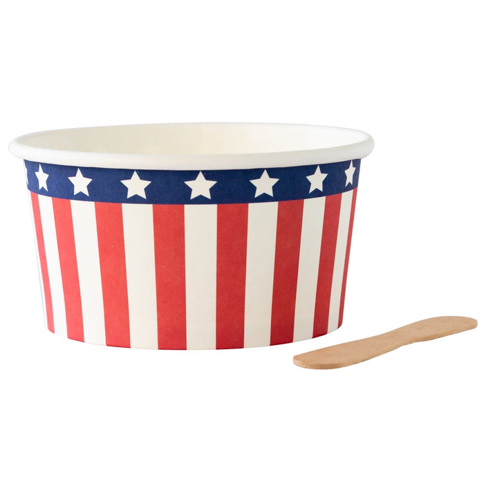 Star & Stripes Ice Cream Bowls