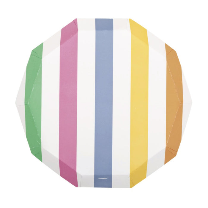 Summer Chic Decagon-Shaped DInner Plates