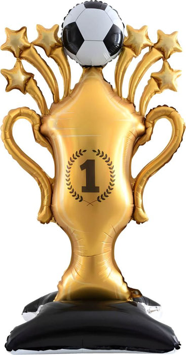 59" Standing 1st Place Soccer Trophy Balloon