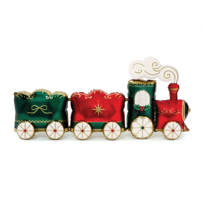 Standing Foil Balloon Train
